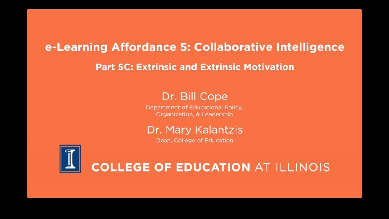 e-Learning Affordance 5c: Collaborative Intelligence