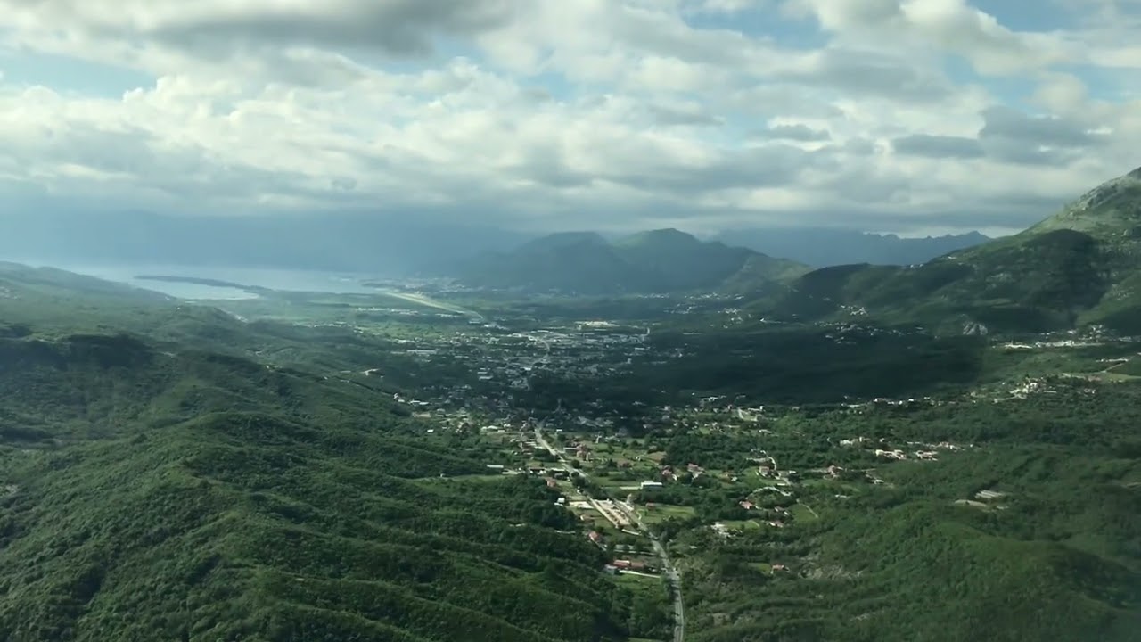 Тиват. Заход по LOC на ВПП 32