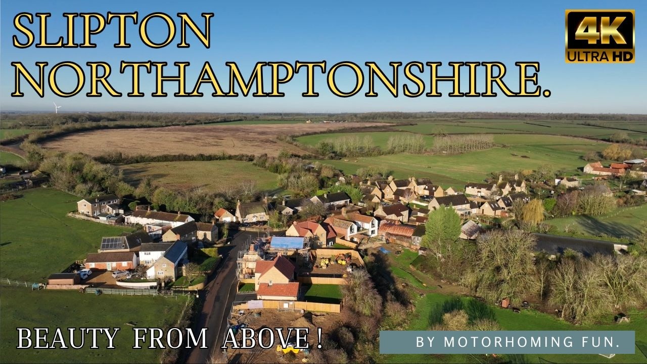 Slipton Northamptonshire from Above | Stunning 4K Drone Flight | DJI Mavic 3 Classic