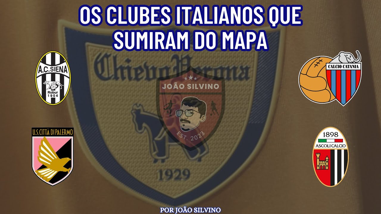OS CLUBES ITALIANOS QUE SUMIRAM DO MAPA