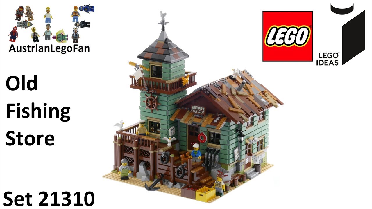 Lego Ideas 21310 Old Fishing Store - Lego Speed Build Review