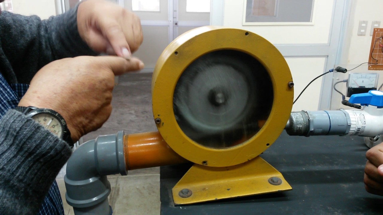 Experiencia de la turbina Peltón - de Similitud física (Parte N° 02)