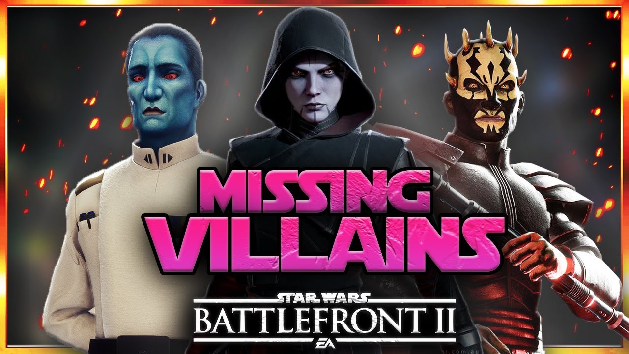 Top 10 MISSING VILLAINS In Star Wars Battlefront 2 Part 1