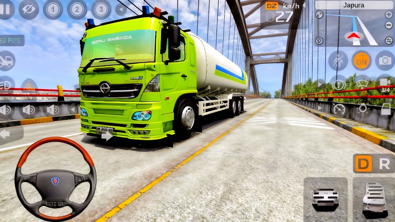 Game Truk Hino Tangki CPO Kembali Bawa Minyak Sawit l Mod Bus Simulator Indonesia