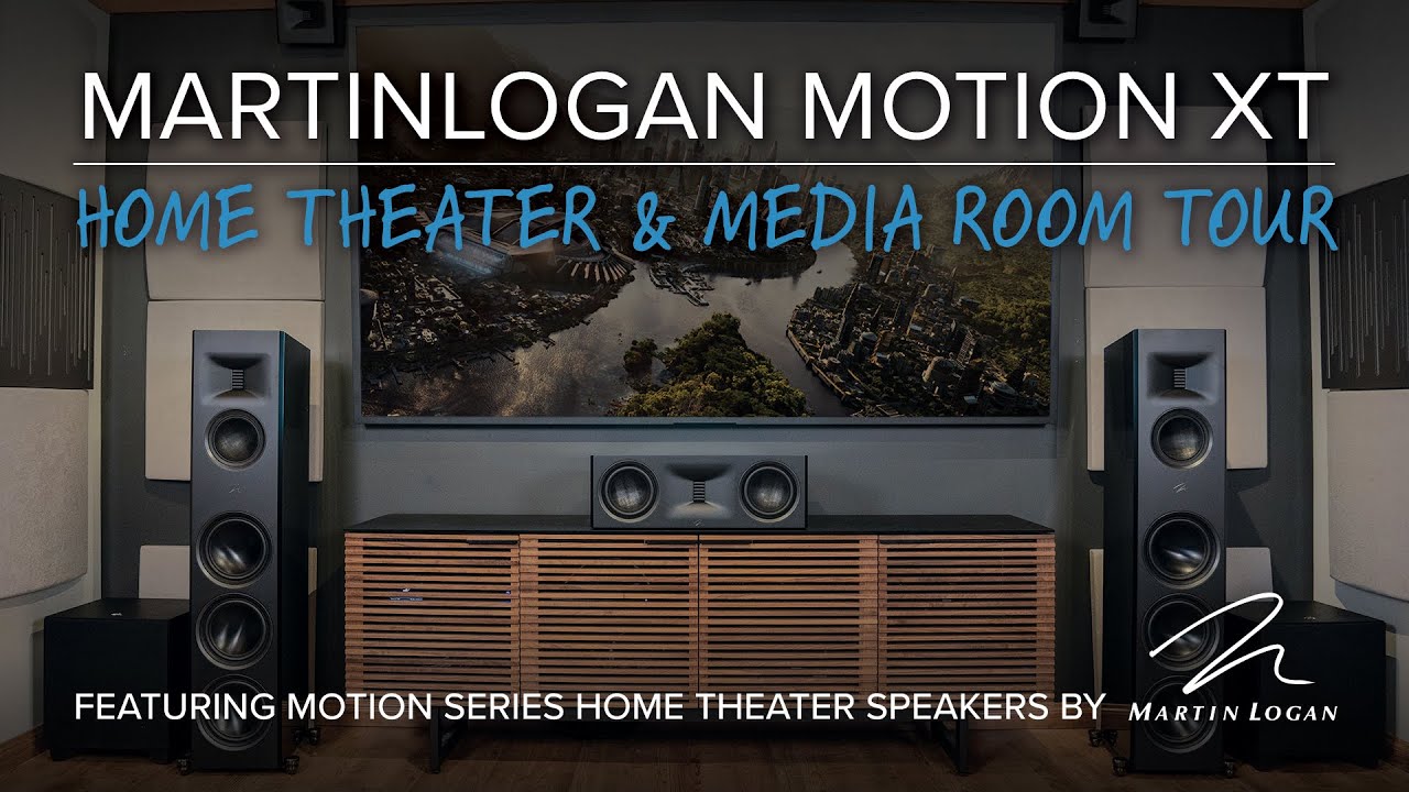 Unbelievable Martin Logan Motion XT Dolby Atmos Home Theater with 100