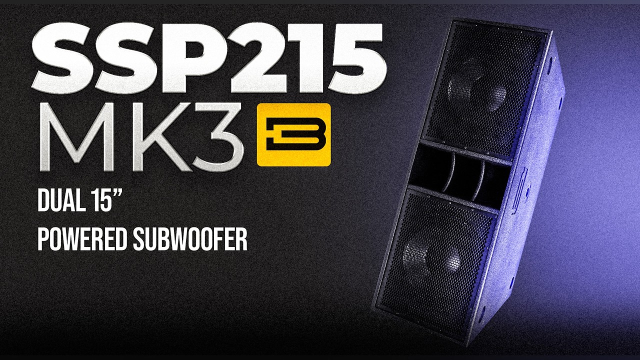 BASSBOSS SSP215-MK3: Низкопрофильный сабвуфер с мощным и мощным звучанием.