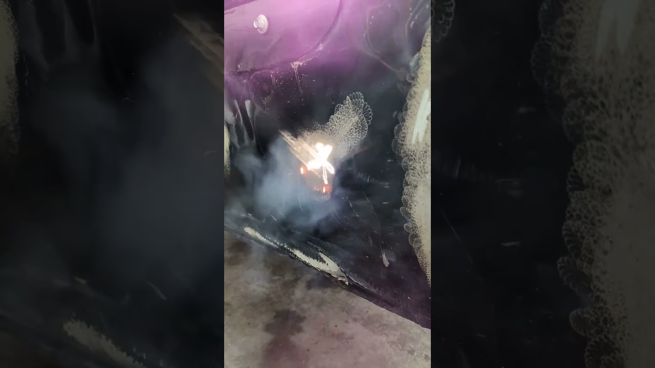 Am curatat masina cu laser