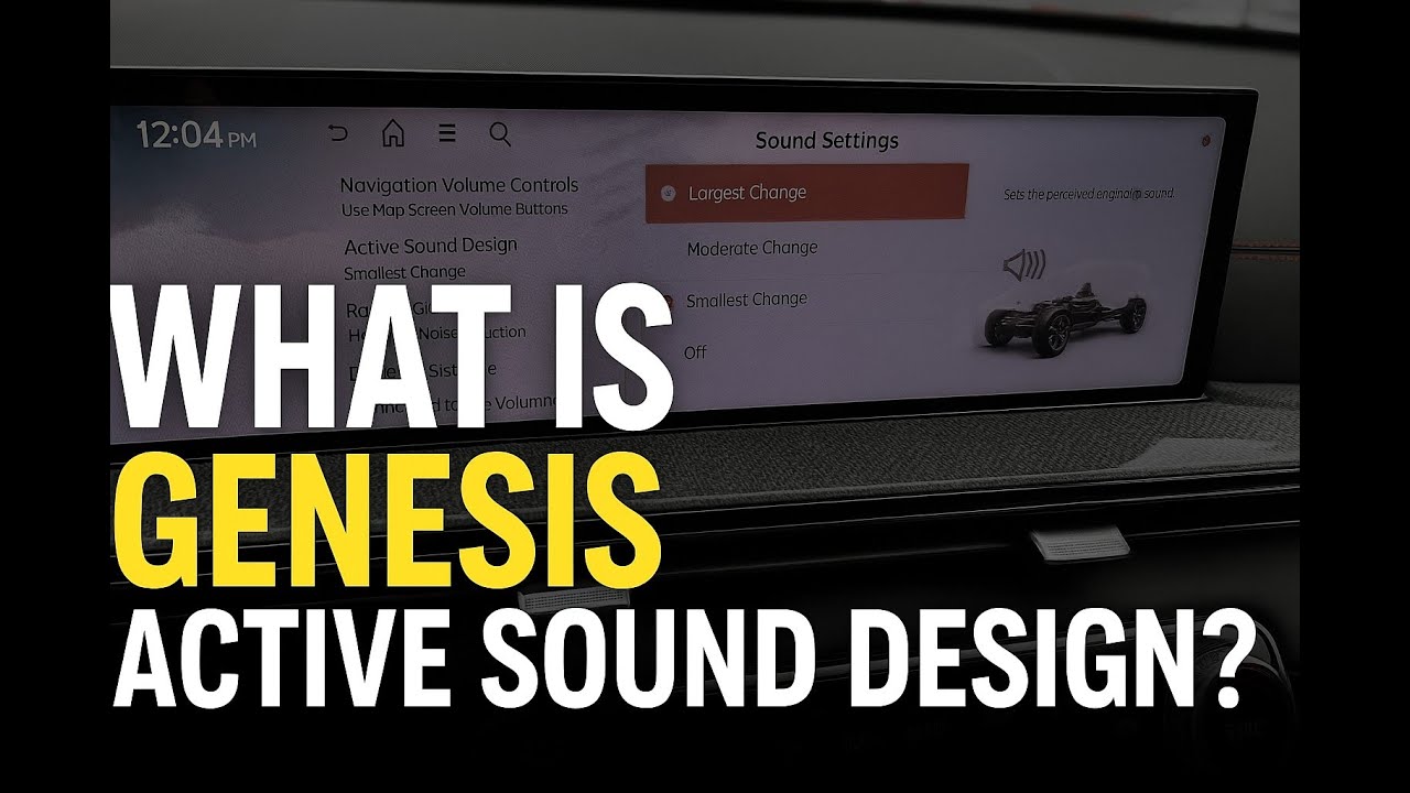 Создавайте искусственные звуки двигателя с помощью Genesis Active Sound Design!