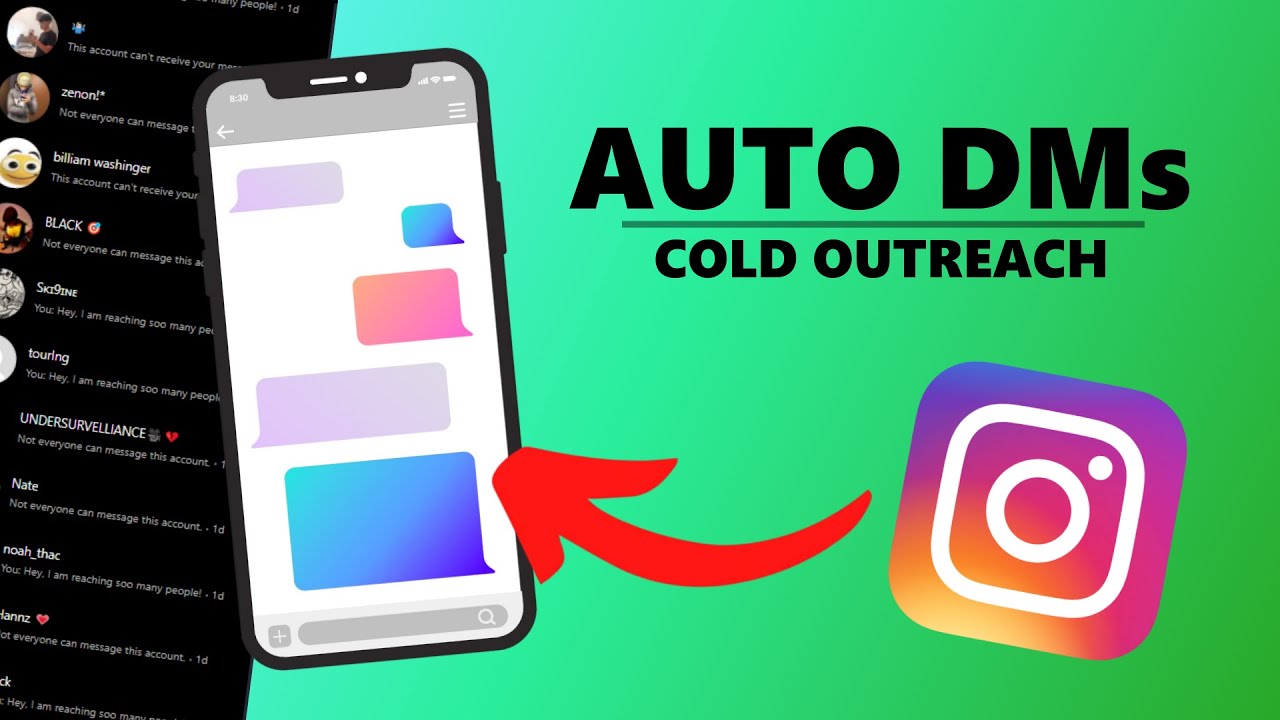 Automatic Instagram Cold Outreach | DM Hundreds DAILY