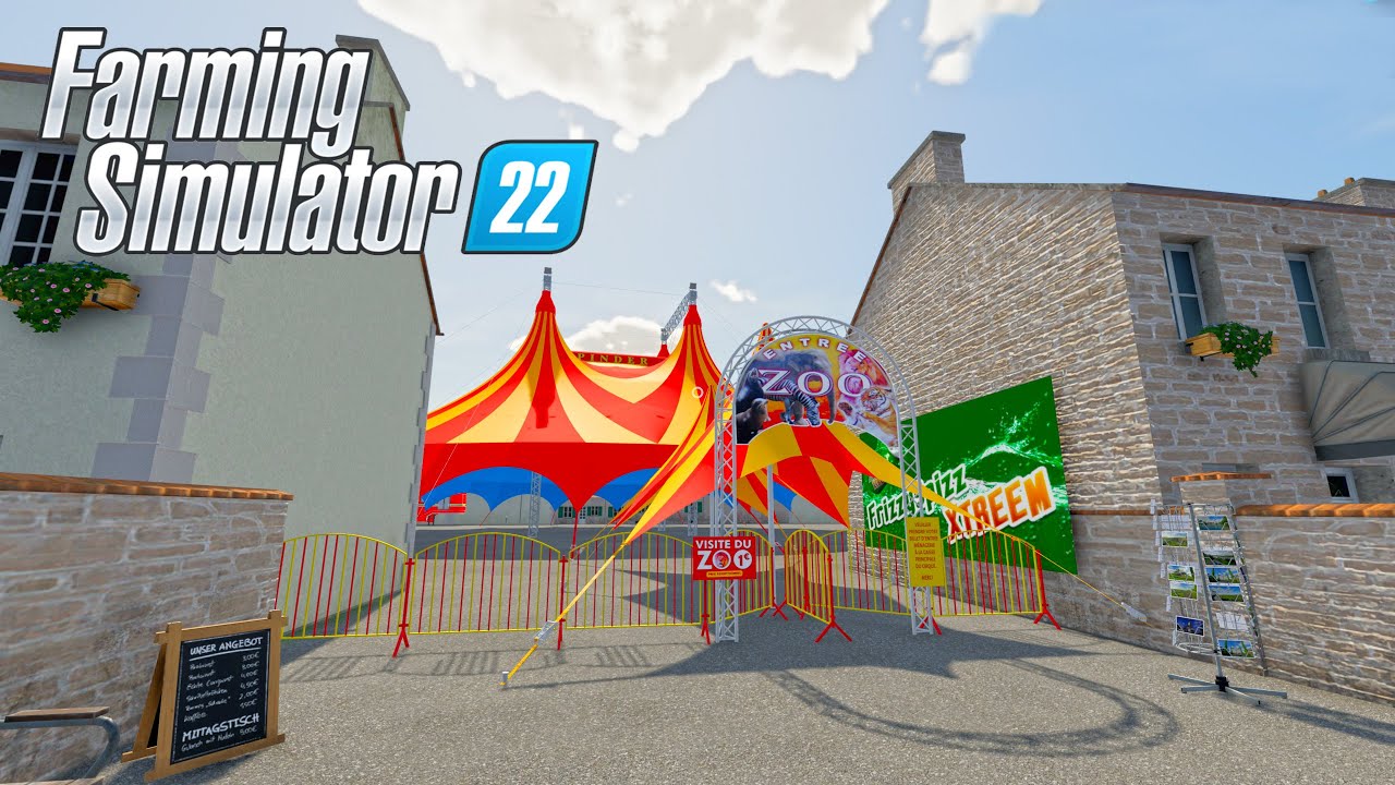 MONTAMOS EL CIRCO EN EL SITIO MAS ESTRECHO!! | 🏡 FARMING 22