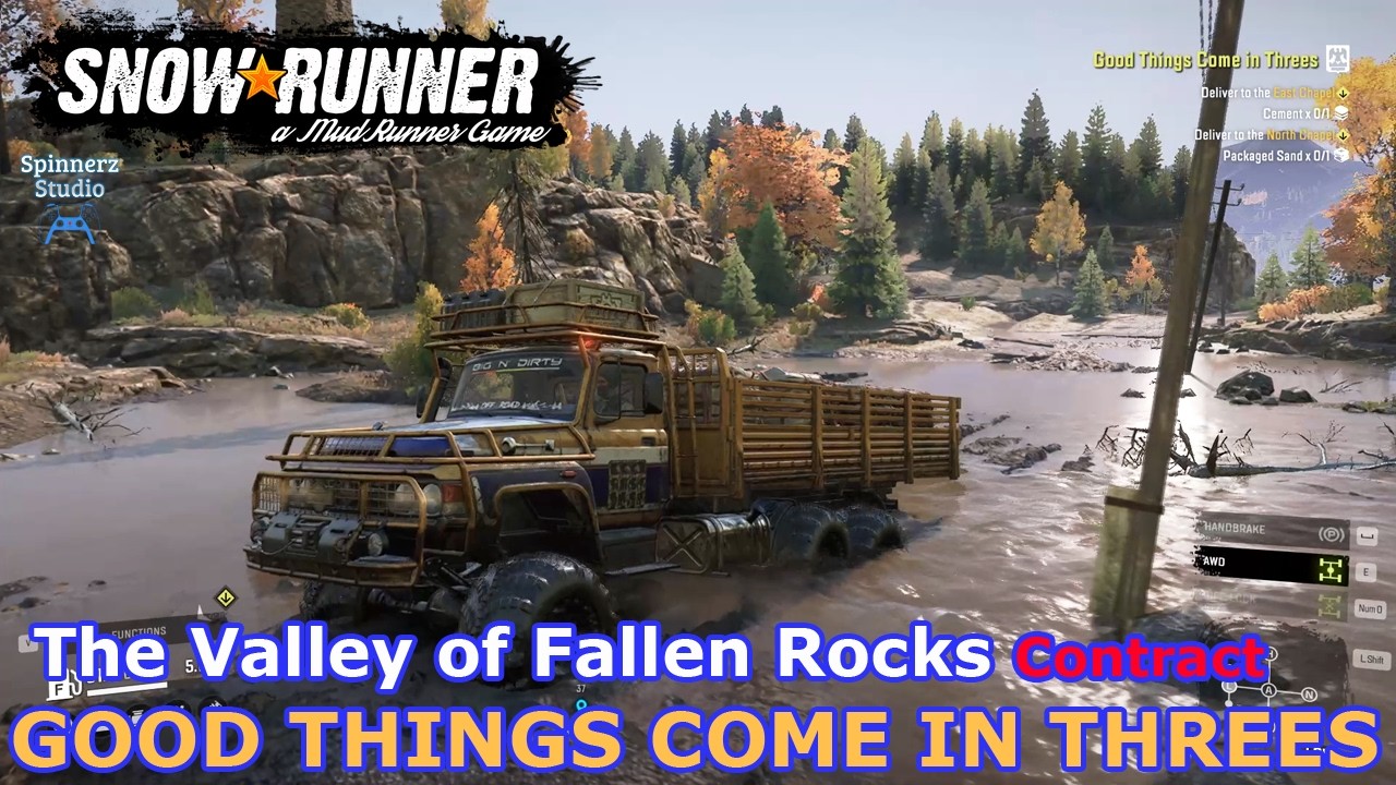SnowRunner - Good Things Come in Threes | The Valley of Fallen Rocks (Contract), Zurdania | Phase 17