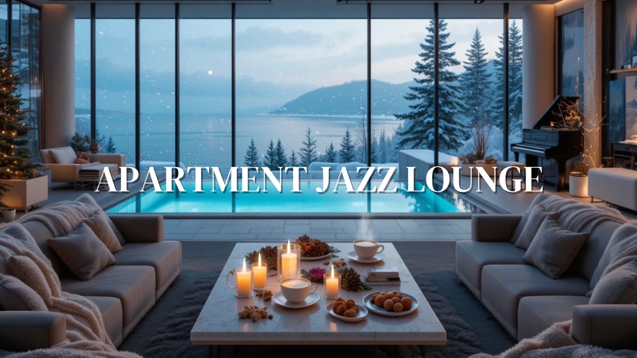 Apartment Jazz Lounge Music 🎷Relaxing Smooth Jazz Music for a Quiet Mind, Relaxing & Productivity