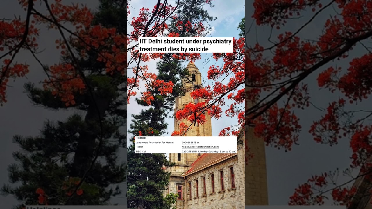 Can Therapy alone stop student suicide? #iit #suicideprevention #depression #mentalhealth