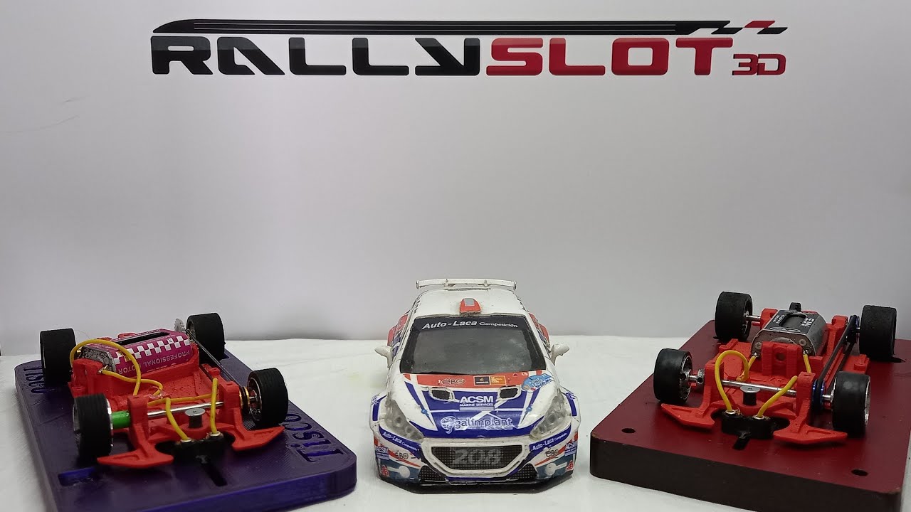 Comparativa chasis Mustang | Peugeot 208 (Scaleauto)