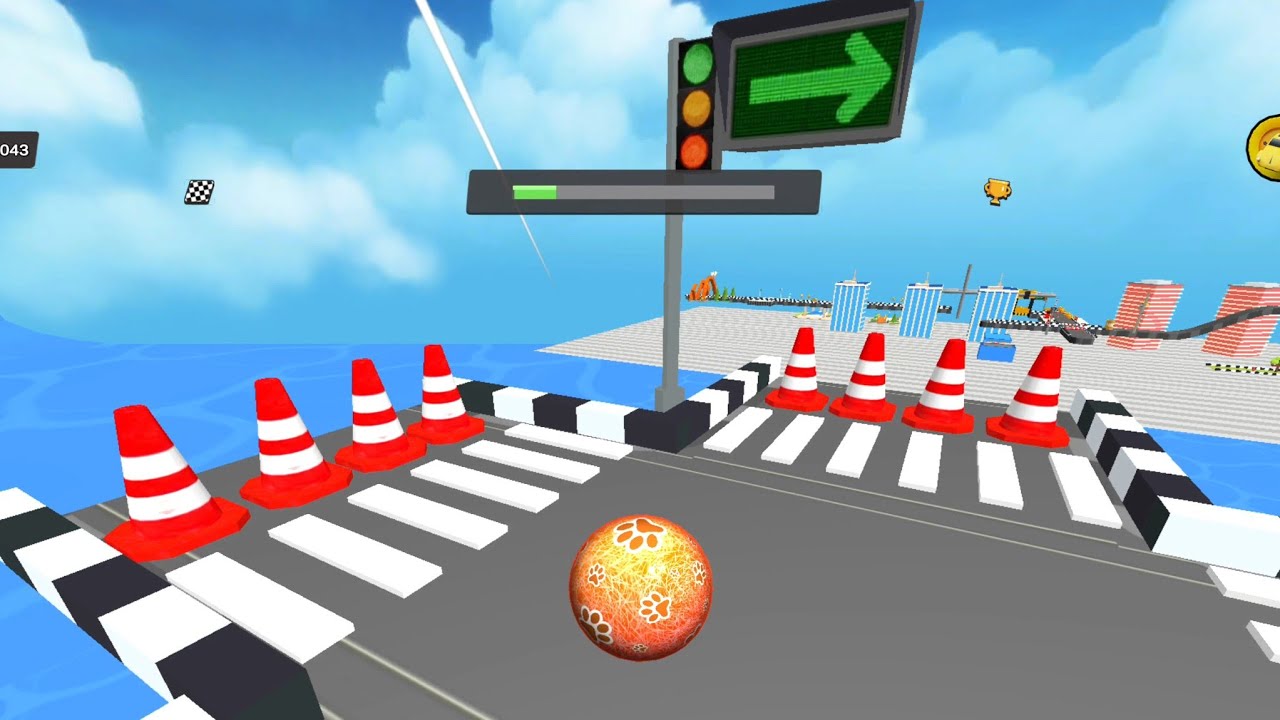 City Ball Run 3D Gameplay 💥 Naftrix Gaming Game 209 Android iOS 