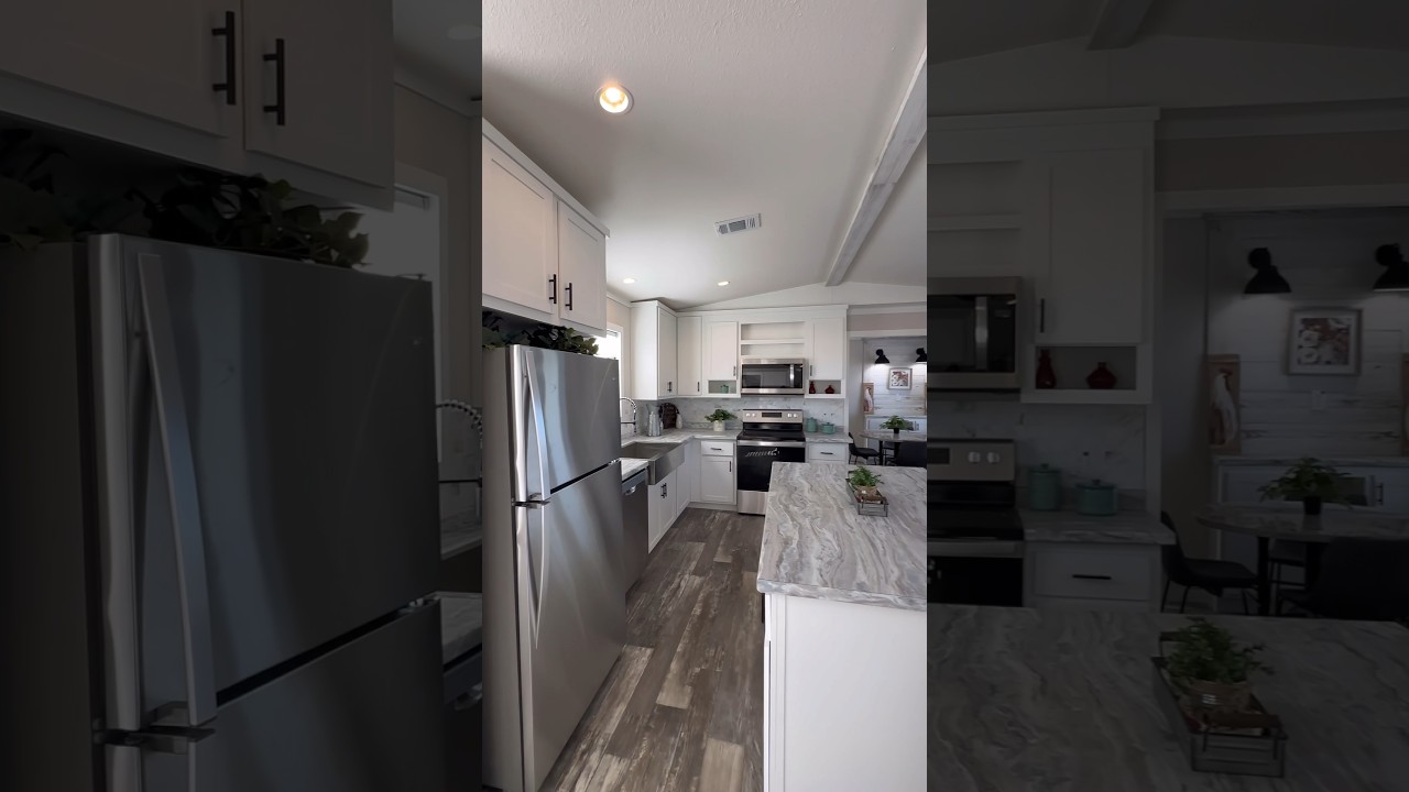 My favorite single wide🤩 #mobilehome #prefabhome #tinyliving