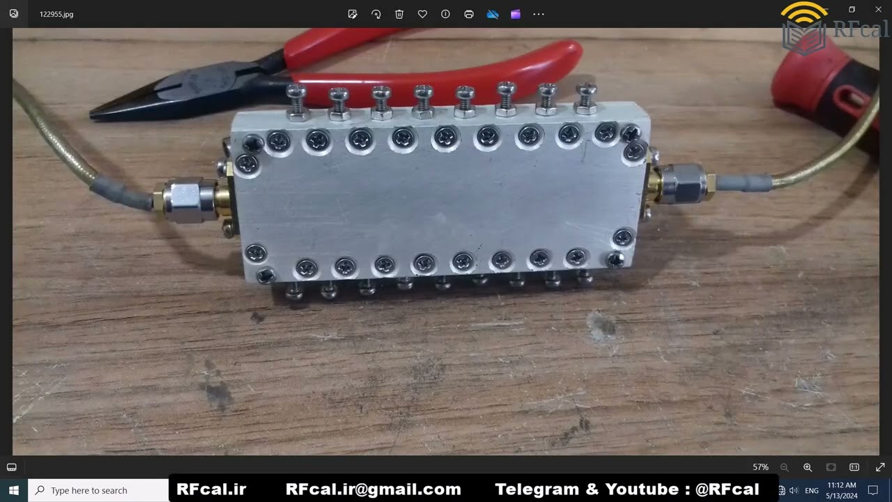 Waveguide Bandpass Filter 1.7-4.3 GHz