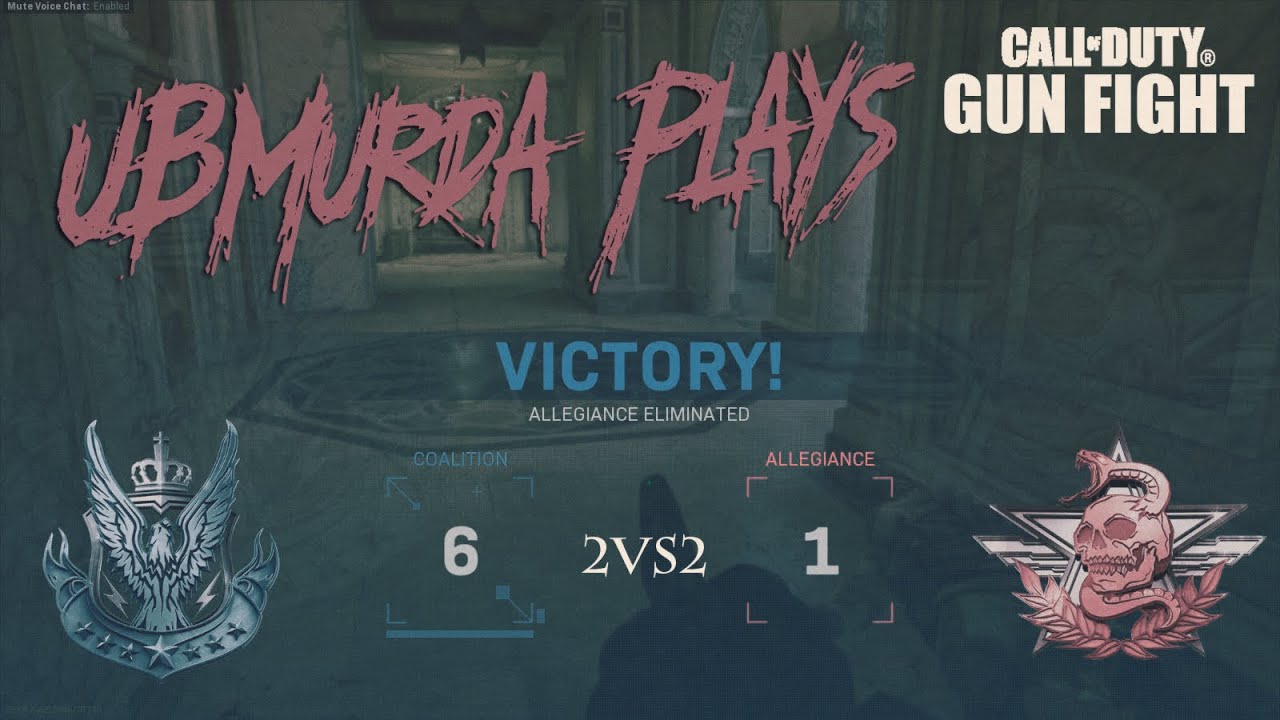 UBMurda Plays - COD: GUN FIGHT 2 vs 2 (Victory) (001)