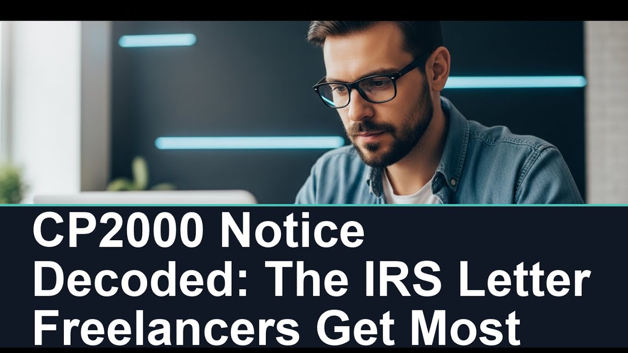 CP2000 Notice Decoded: The IRS Letter Freelancers Get Most