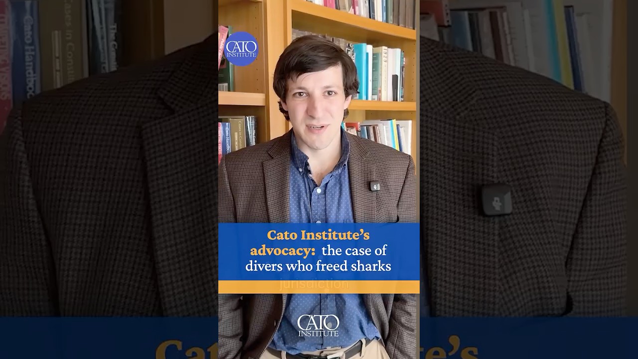Cato Institute&rsquo;s advocacy: the case of divers who freed sharks #shorts