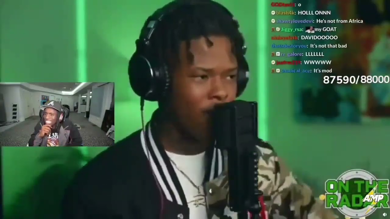 nasty c freestyle ON THE RADAR kai cenat reaction 🔥🔥🇿🇦