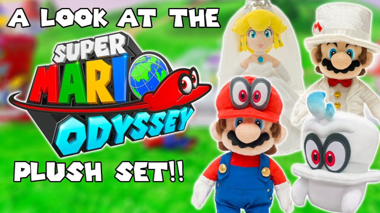 A Look At The Sanei Super Mario Odyssey Plush Set!!