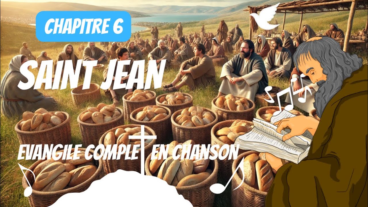 📖 L'Évangile de saint Jean – Chapitre 6 | Chanté et illustré 🎶🕊️