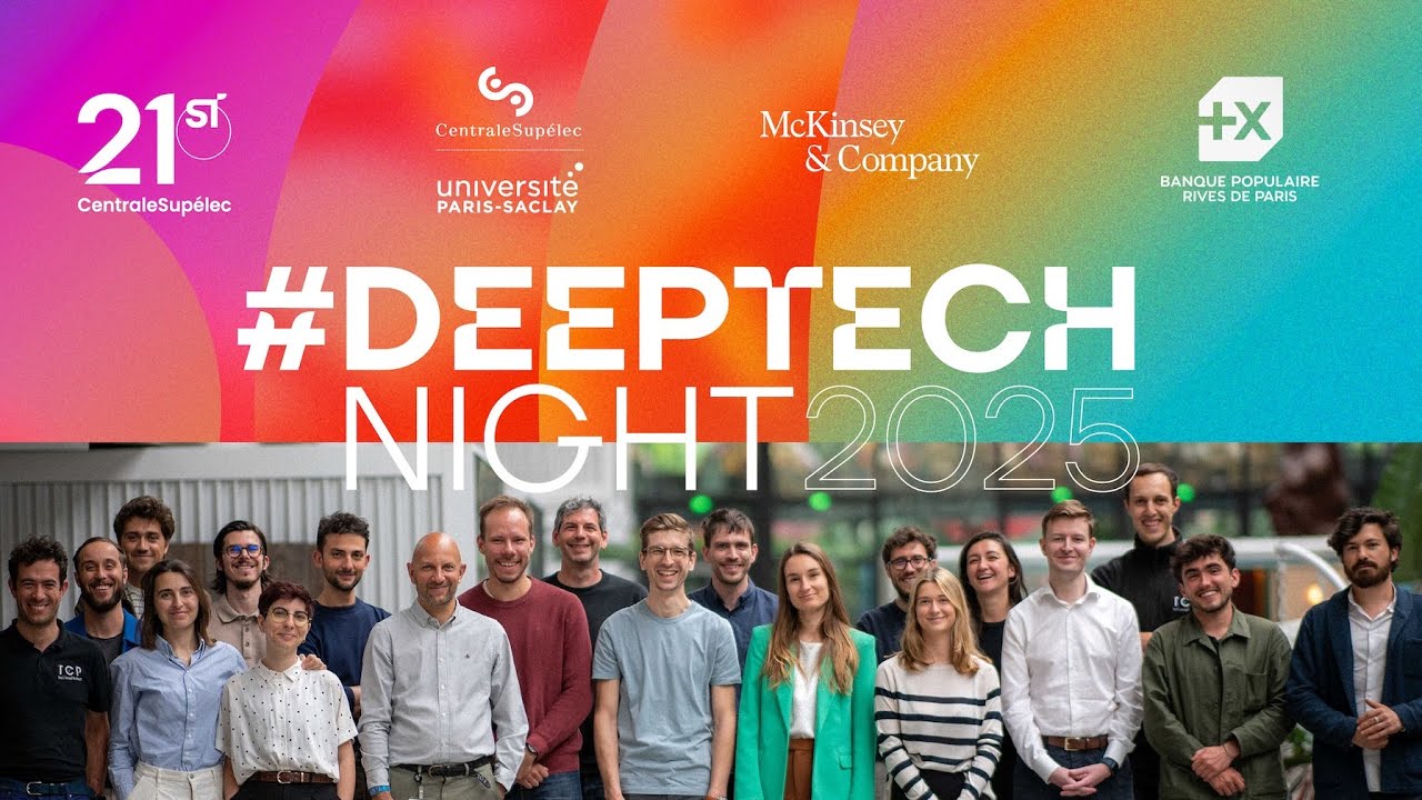 Deeptech Night CentraleSupélec 2025 : les futurs leaders DeepTech climat, santé et IA