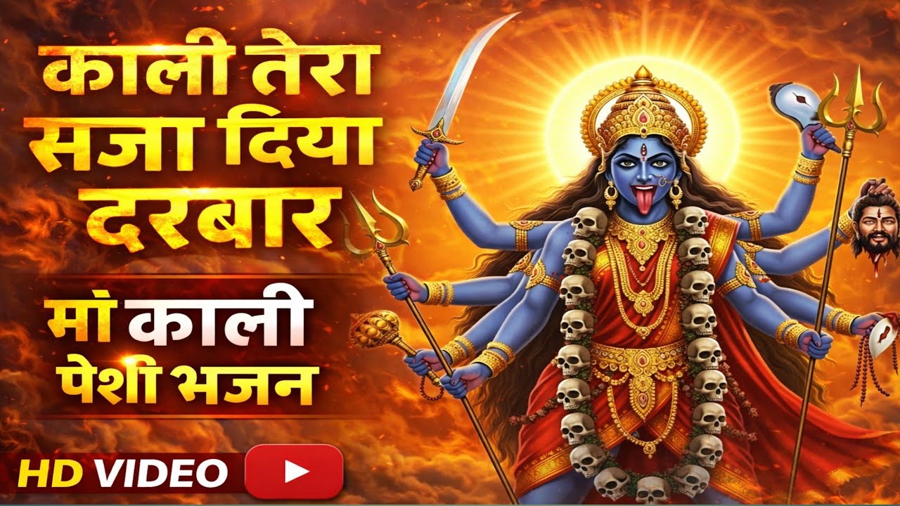 काली तेरा सजा दिया दरबार || माता काली पेशी भजन || मुकेश जांगड़ा #peshibhajan #matabhajan
