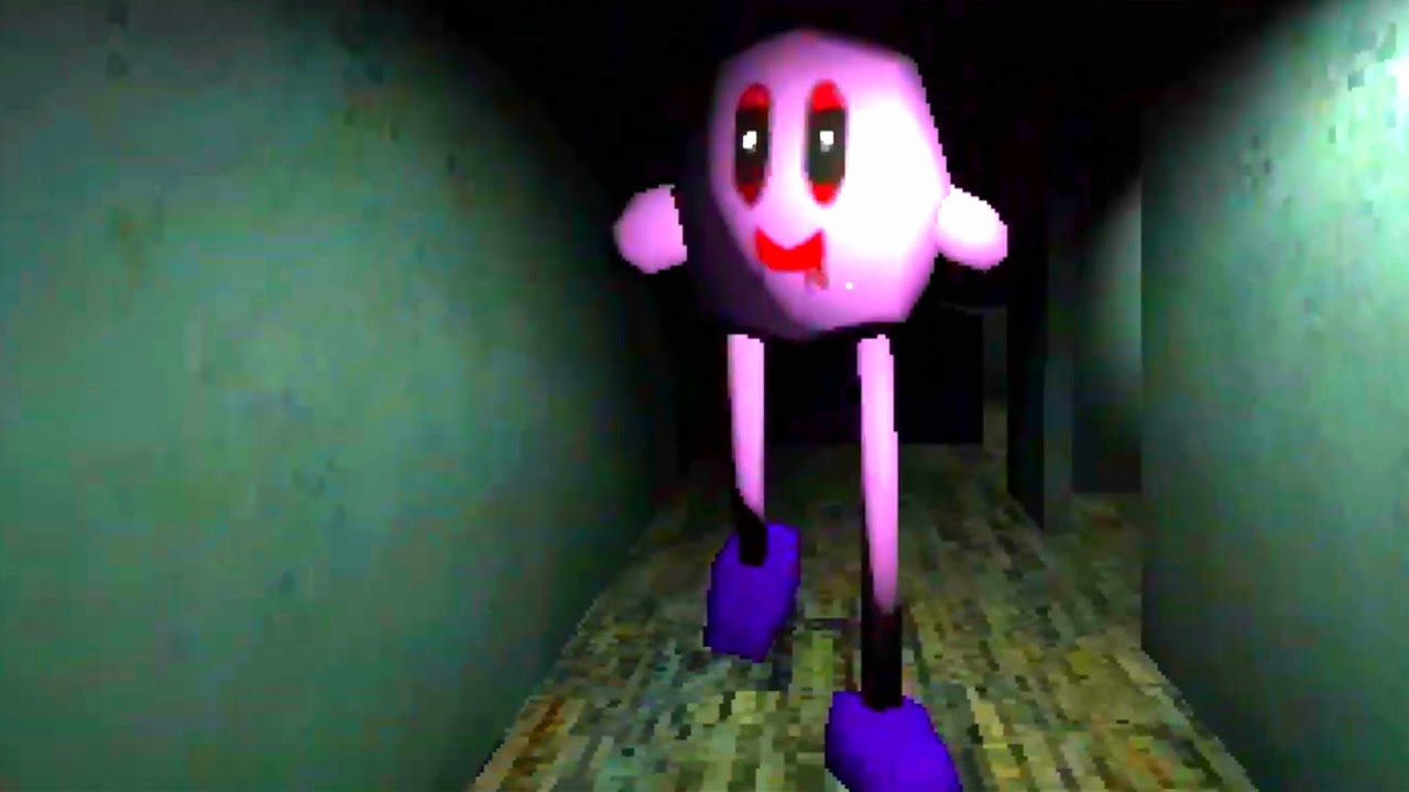 KIRBY HAS LONG LEGS....