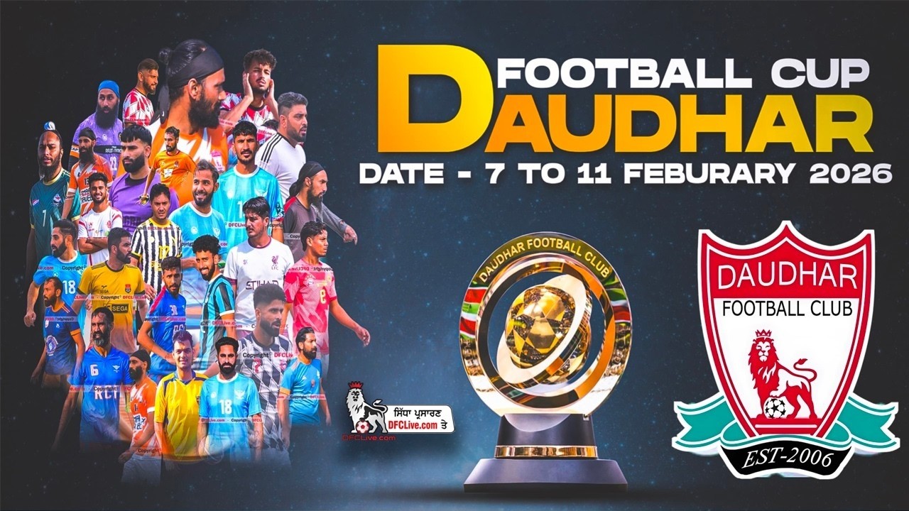 [LIVE] Daudhar (Moga) Football Tournament (09 Feb 2026)
