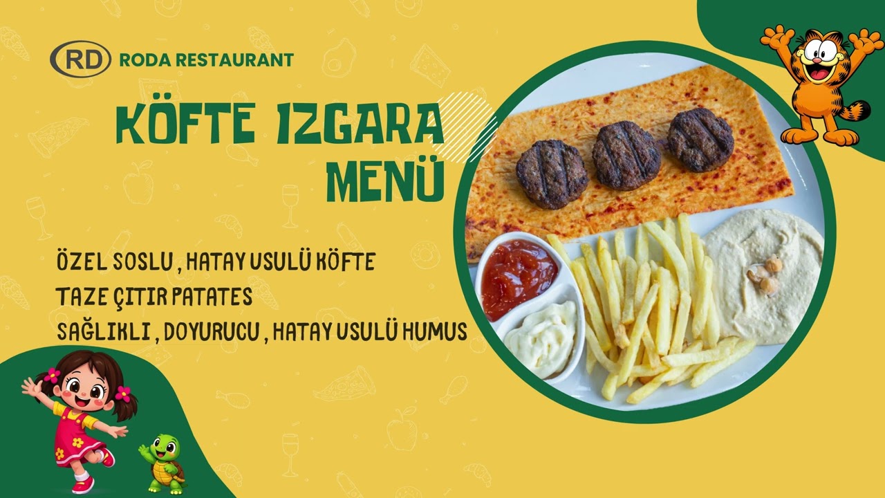 RODA RESTAURANT Çocuk Gurme Menü