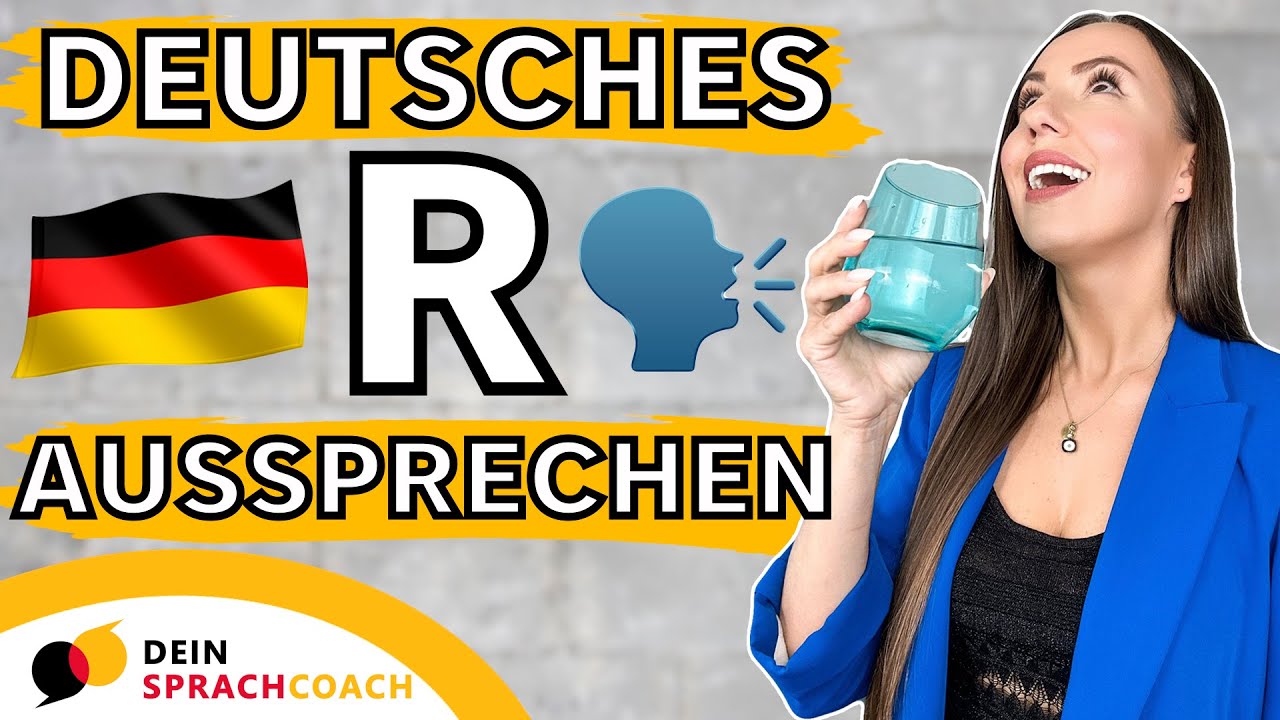 So sprichst du das DEUTSCHE R richtig aus🗣️🇩🇪 (Aussprache | A1 A2 B1 B2 C1 C1)