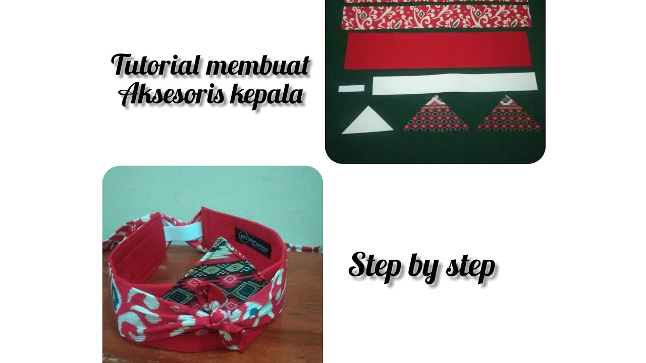 tutorial membuat ikat kepala aksesoris silat || full step by step