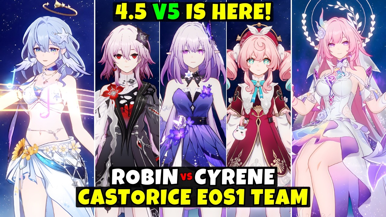 [V5] Robin SP vs Cyrene: Who Wins? - Castorice E0S1 Team | HSR 4.5
