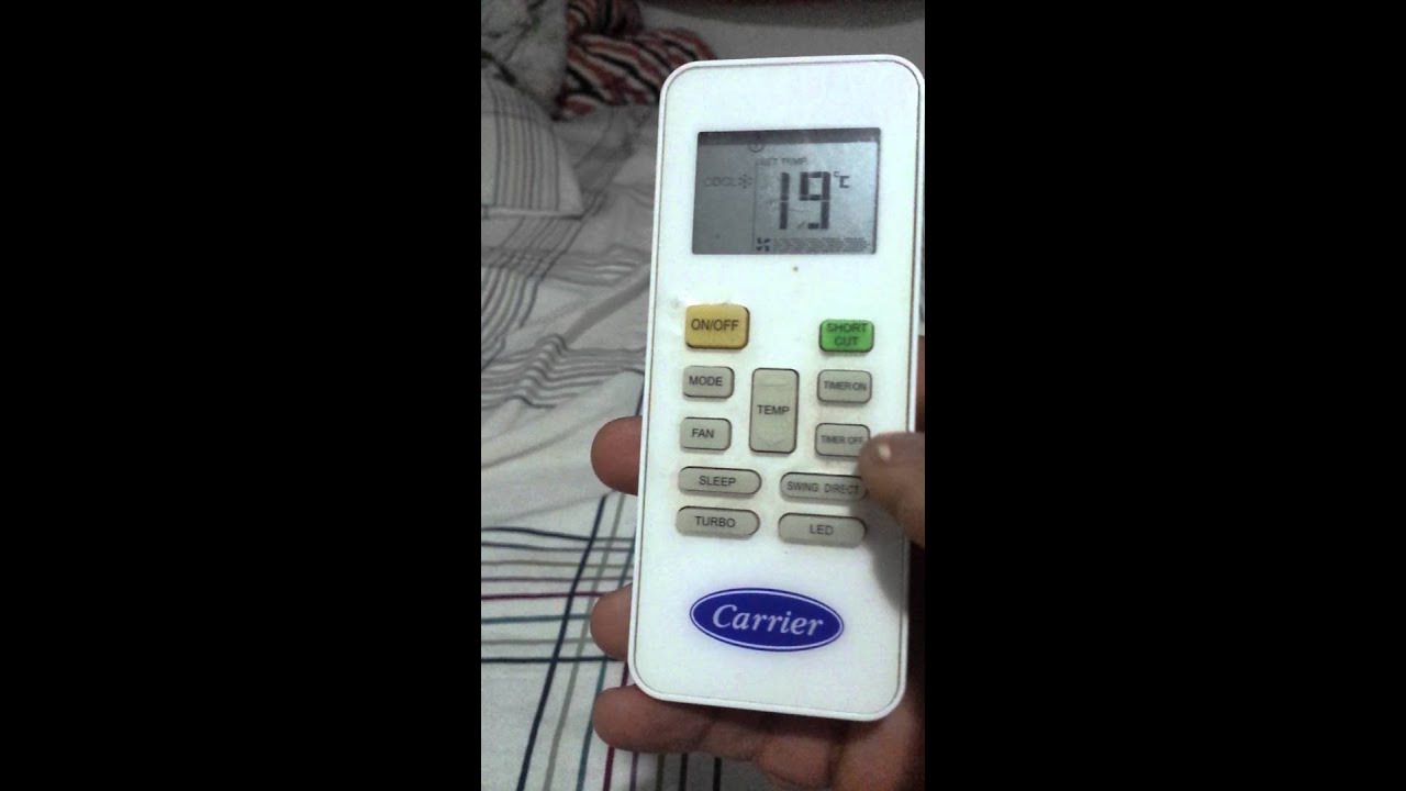 Funções do Controle de ar condicionado Split
