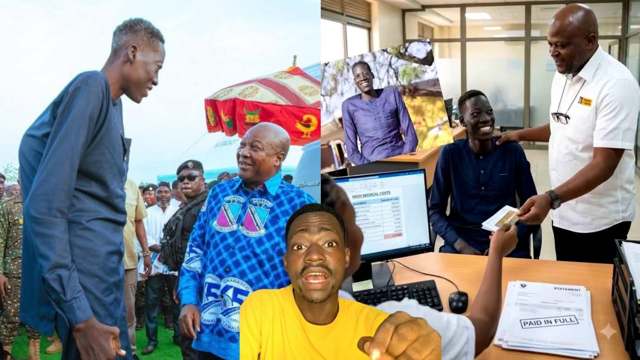 Ibrahim Mahama intervenes to settle all medical bills for Ghana tallest man after family appealed fo