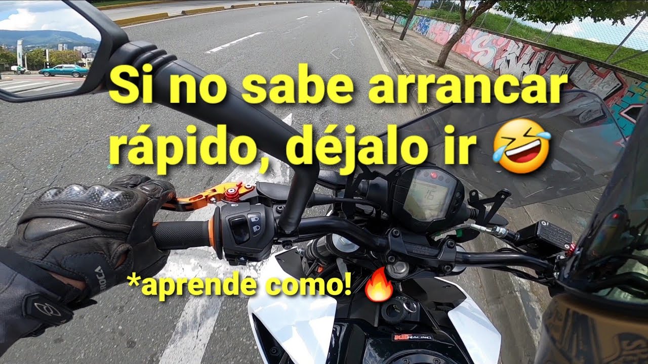 Como arrancar rápido una moto? SH531