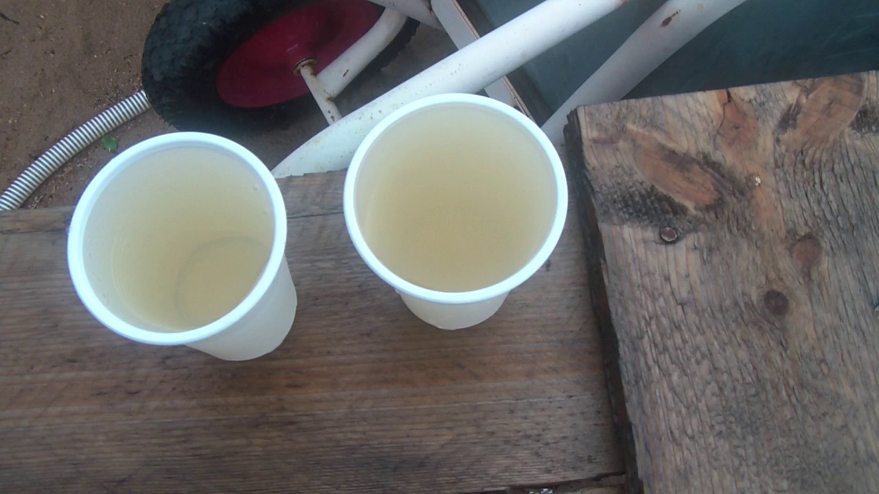 железистая вода простое решение аэрация