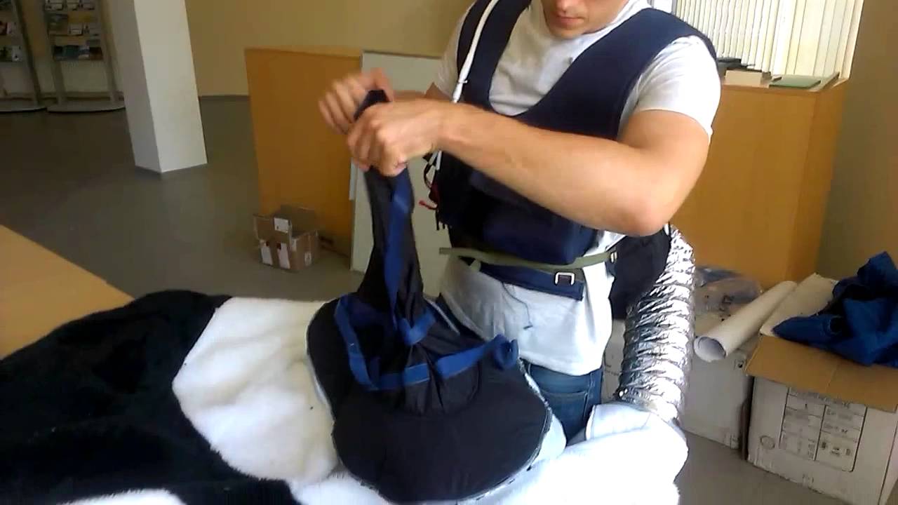 Instrukcja do kostiumu - Część 1. Jak założyć nadmuchiwany kostium.