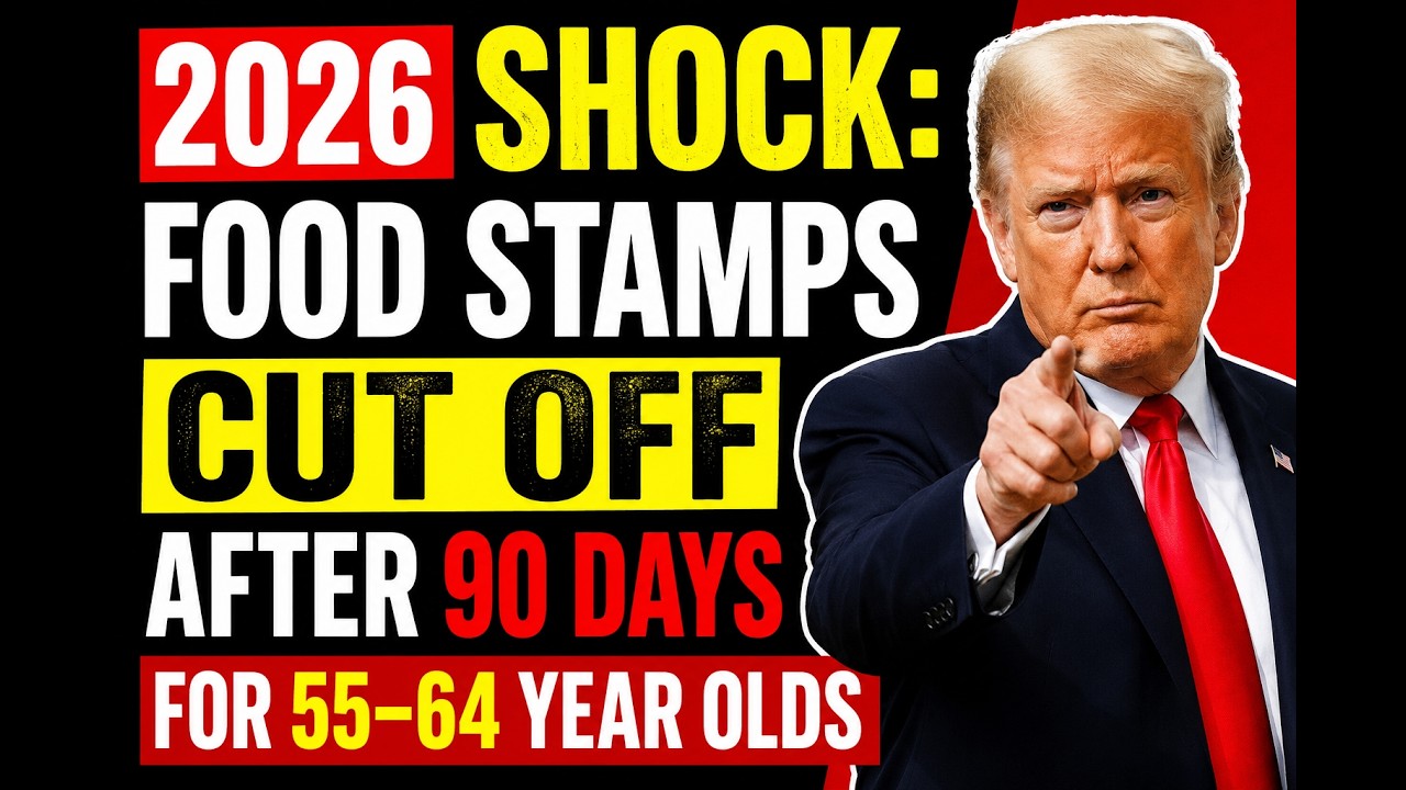2026 Shock: Food Stamps Cut Off After 90 Days for 55&ndash;64 Year Olds