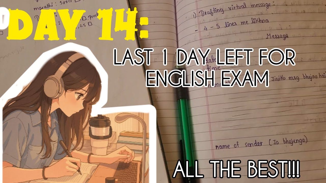 Last 1 day left for boards🥀|12th mh board|
