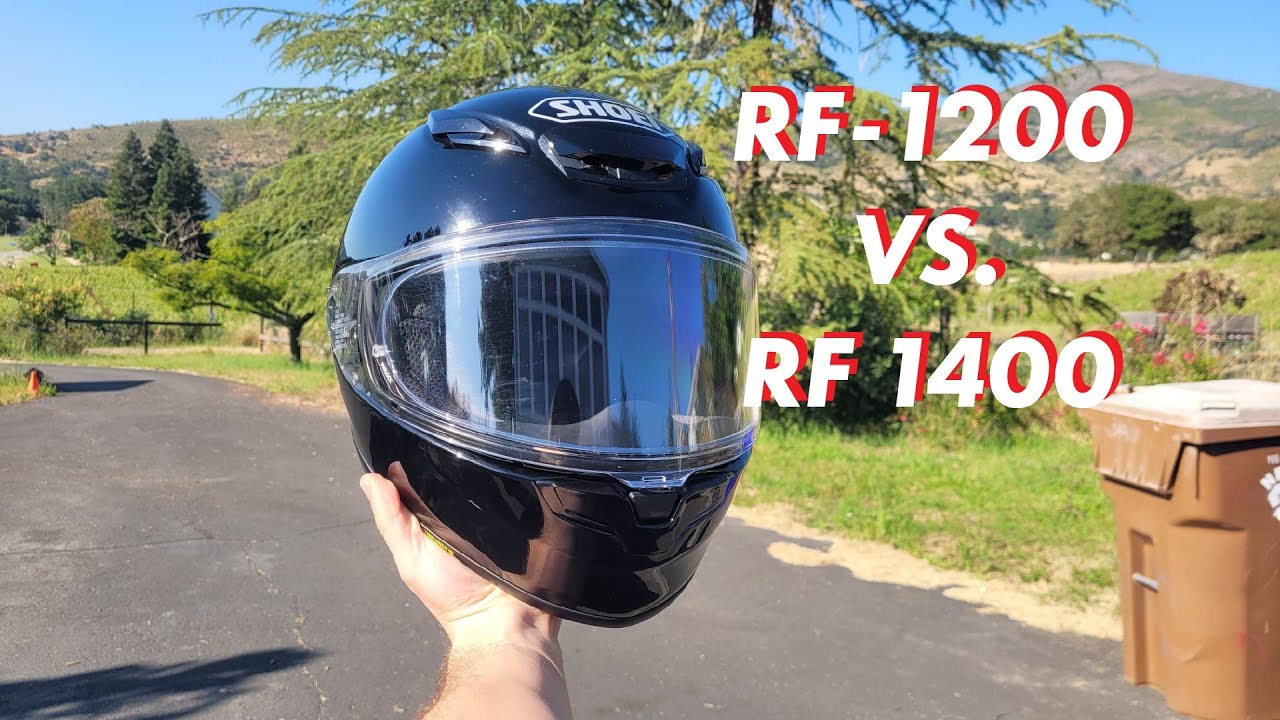 Shoei RF-1400 vs RF-1200
