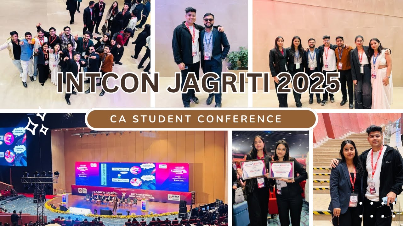 INTCON JAGRITI 2025 | DJ Night | My Experience as a CA Student |  CA Students Conference | CA Event