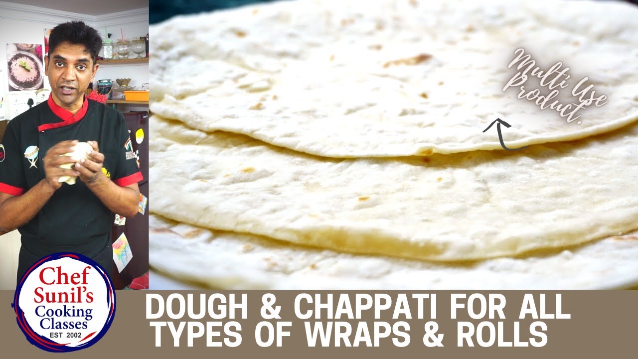 Multipurpose Dough For  Wraps, Frankies, Kathi Rolls, Calcutta Rolls, Thin Pita Bread, Shawarma.