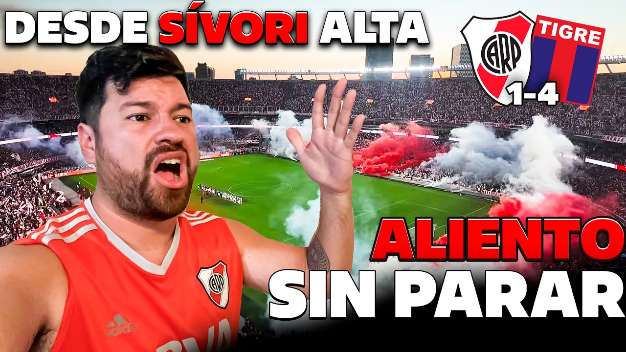 Aliento INCONDICIONAL pese a la DURA derrota en el Monumental | VLOG River 1 Tigre 4  