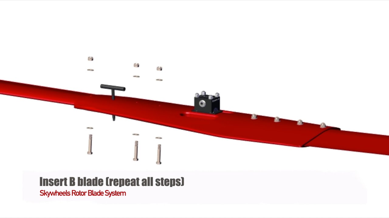 Skywheels Rotors Ease of Assembly Illustration