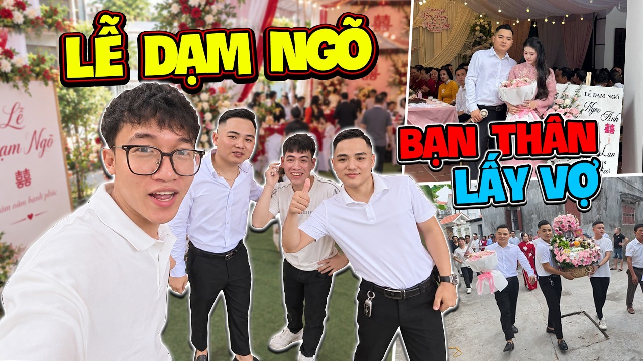 Anh T&oacute;c Xoăn Lần Đầu Đi Ăn Dạm Ng&otilde; Bạn Th&acirc;n Từ Nhỏ Lấy Vợ!