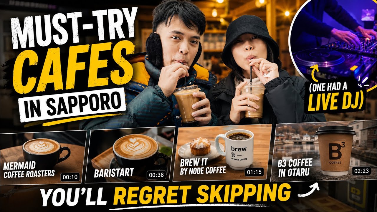 Must-Try Cafes in Sapporo You’ll Regret Skipping (One had a live DJ)