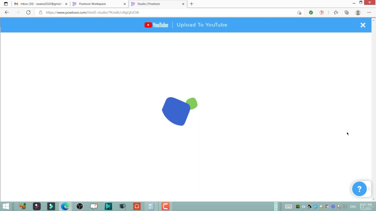 Powtoon #11 -- Exporting Powtoon to Youtube